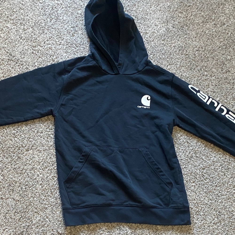 Carhartt black and white hoodie